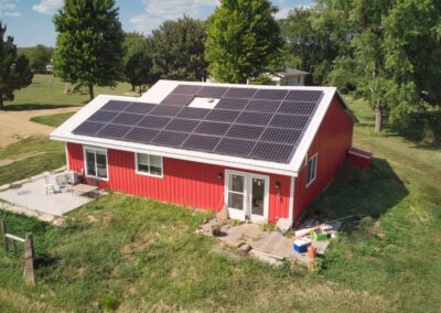 9 kW Residential Solar Installation in Oskaloosa, Kansas